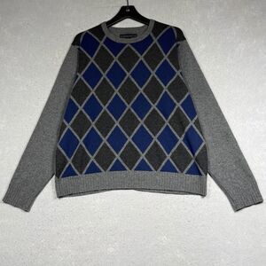 Metropolitan View Pullover Sweater Soft Stretchy Men’s Large 100% Cashmere
